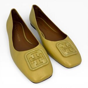 Tory Burch GEORGIA Ballet Flats in Yellow , Size 10M